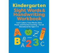 Letter & Number Tracing Workbook for Kids Ages 4-6: Practice Writing Uppercase & Lowercase Letters A-Z and Numbers 1-10 - Fun Handwriting Workbook for Preschool & Kindergarten