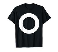 Letter O Group Matching Lazy Halloween Costume Maglietta