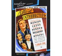 Letter of Introduction (DVD) Adolphe Menjou Andrea Leeds