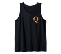 Letter Q First Name Monogram Initial Leopard Print Canotta
