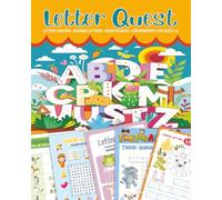 Letter Quest: Letter Tracing • Missing Letters • Word Search • Crosswords for Ages 5-8