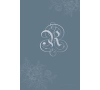 Letter R Elegant Design Paperback Notebook with Subtle Dotted Grid: 100 Sheets 200 Pages Best for Gifts