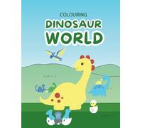 Letter Size Dinosaur World Colouring book
