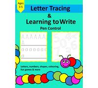 Letter Tracing & Learning to Write Pen control: my first writing, letters, numbers, shapes, colouring and fun games