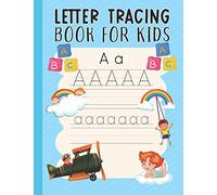 Letter Tracing Workbook for Kids: Preschool Letter Tracing English Practice Workbook for Pre-K Kindergarten and Toddlers ages 3-5