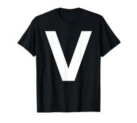 Letter V Group Matching Lazy Halloween Costume Maglietta