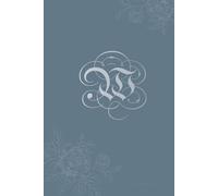 Letter W Elegant Design Paperback Notebook with Subtal Dotted Grid: 100 Sheets 200 Pages Good for Gifts