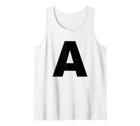 Lettera A - Costume Coordinato per Halloween e spettacoli drammatici Canotta