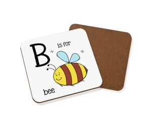 Lettera B È Per Ape Sottobicchiere - Divertente Bombi Alfabeto