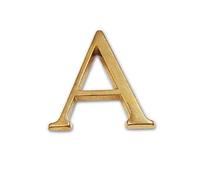 Lettera civica acciaio A