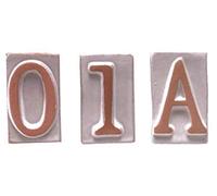 Lettera civica in terracotta Telcom Vasarte D