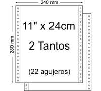 Lettera continua 11 x 240 mm - Set di 2 porte - Contenuto di 1.500 unità - colore bianco NEW