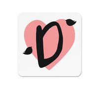 Lettera D Cuore Alfabeto Frigo Magnete - Valentines Giorno