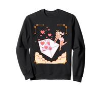 Lettera d'Amore Fata in Paradiso sopra Le Nuvole Felpa