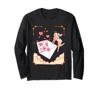 Lettera d'Amore Fata in Paradiso sopra Le Nuvole Maglia a Manica