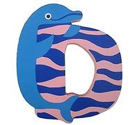 Lettera Decorativa per Nomi Bambini nella stanzetta con Animali Lettera D