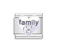 Lettera di Cuore in Acciaio Inox Per Braccialetti Con Infinite Possibilità Creative Regalo Unico Per Le Donne Braccialetto Della Lettera Di Cuore Offrire, Taglia unica, come descritto