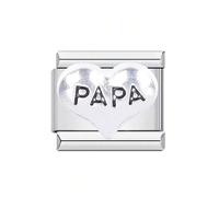Lettera di Cuore in Acciaio Inox Per Braccialetti Con Infinite Possibilità Creative Regalo Unico Per Le Donne Braccialetto Della Lettera Di Cuore Offrire, Taglia unica, come descritto