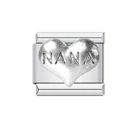 Lettera di Cuore in Acciaio Inox Per Braccialetti Con Infinite Possibilità Creative Regalo Unico Per Le Donne Braccialetto Della Lettera Di Cuore Offrire, Taglia unica, come descritto