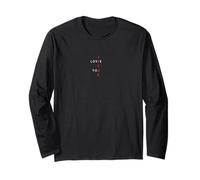 Lettera di Gesù Ti AMA - Religioso Cristiano Minimalista Maglia a Manica