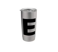 Lettera E - Costume coordinato per Halloween e spettacoli drammatici Bicchiere termico in acciaio inox doppia parete