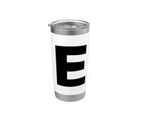 Lettera E - Costume coordinato per Halloween e spettacoli drammatici Bicchiere termico in acciaio inox doppia parete