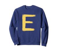 Lettera E Giallo Gruppi di Squadra Costume di Felpa