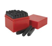 Lettera e Numero Punzone Set 36pc 8mm - Sealey AK8297 Nuovo