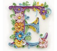 Lettera E Speciale Forma 5D DIY Parziale Kit Trapano 30x30cm per Adulti