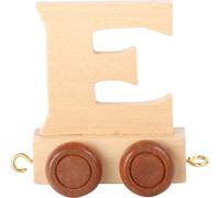 Lettera E trenino in legno