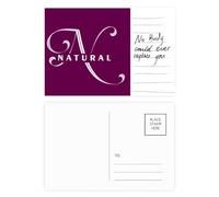 Lettera Espressione Natura Art Deco Fashion Cartolina Biglietto Persona Importante Anniversario