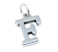 Lettera F iniziale F charm in argento sterling .925 x 1 iniziali charms