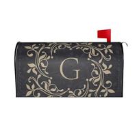 Lettera G Coperture per cassette postali classiche con monogramma, avvolgimenti magnetici, copertura per cassette postali, decorazioni per la casa e il giardino