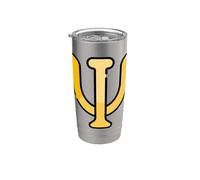Lettera greca Psi - Ventitreesima lettera dell'alfabeto greco Bicchiere termico in acciaio inox doppia parete