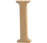 Lettera, H: 8 cm, MDF, I, 1pc