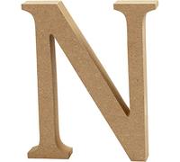 Lettera, H: 8 cm, MDF, N, 1pc