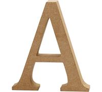 Lettera, H: 8 cm, spessore 1,5 cm, MDF, A, 1pz