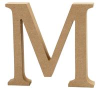 Lettera, H: 8 cm, spessore 1,5 cm, MDF, M, 1pz
