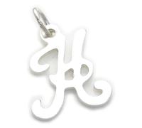 Lettera H iniziale charm in argento sterling .925 x1 lettere iniziali charms