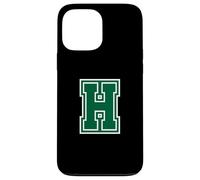 Lettera H Monogramma Verde Iniziale Custodia per iPhone 13 Pro Max