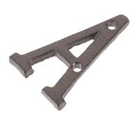 Lettera in Ferro Nero per Indirizzo, Stile Europeo Vintage | Grande e Visibile Dalla Strada, Spessore Robusto, Lavorazione in Ferro Finitura Raffinata