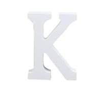 Lettera in legno bianco con nome in inglese, design artistico e artigianale a forma di cuore, decorazione per la casa o per matrimoni, ornamenti