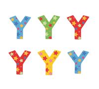 Lettera in legno Y con stelline Bigjigs Toys