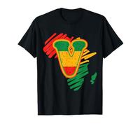 Lettera Iniziale V Monogramma Nero Storia Mese Retro Colori Maglietta