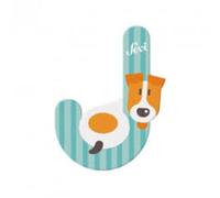 Sevi 83010 - Lettera J Jack Russel 10 cm, multicolore, ca. 10 x 7,5 cm