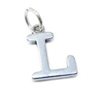 Lettera L iniziale L charm in argento sterling .925 x 1 iniziali charms