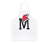 Lettera M Natale Cappello Chef Grembiule Rosso Babbo Bambini Alfabeto Cucinare