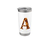 Lettera monogramma Un modello senza giunture di guscio di Bicchiere termico in acciaio inox doppia parete