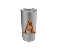 Lettera monogramma Un modello senza giunture di guscio di Bicchiere termico in acciaio inox doppia parete