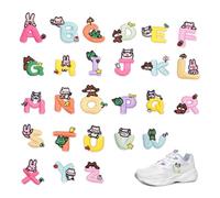 Lettera Patches, Animali Stickers, Emboidered Decorative Patches, Funny Cute Designs, Multi-Use Iron-On for Backpack Jeans Shirts Jacket Travel and Classroom